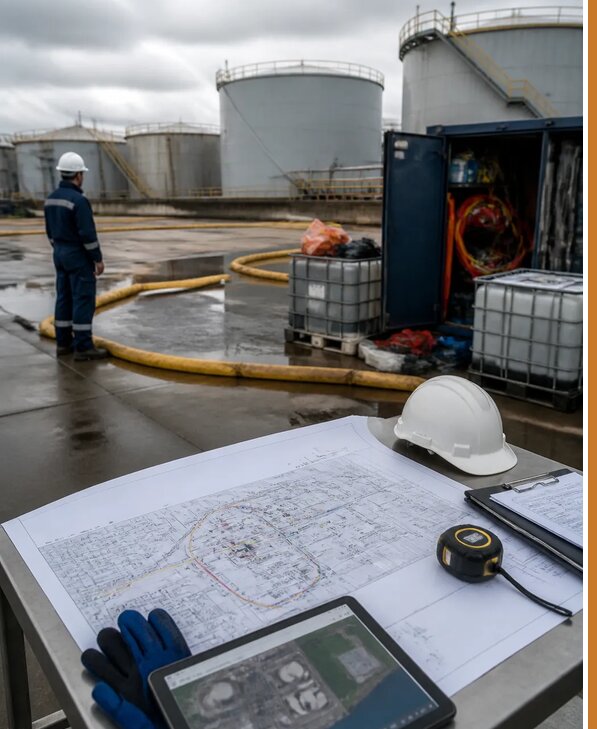 Разработка плана ликвидации разливов нефти в Рязани